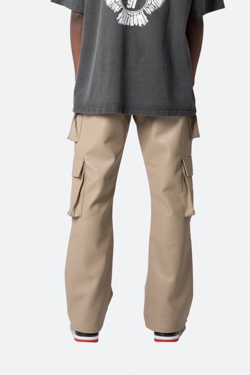 Cargos Mnml Cuir Double Snap Cargo Pants Kaki  | DMU-5184849