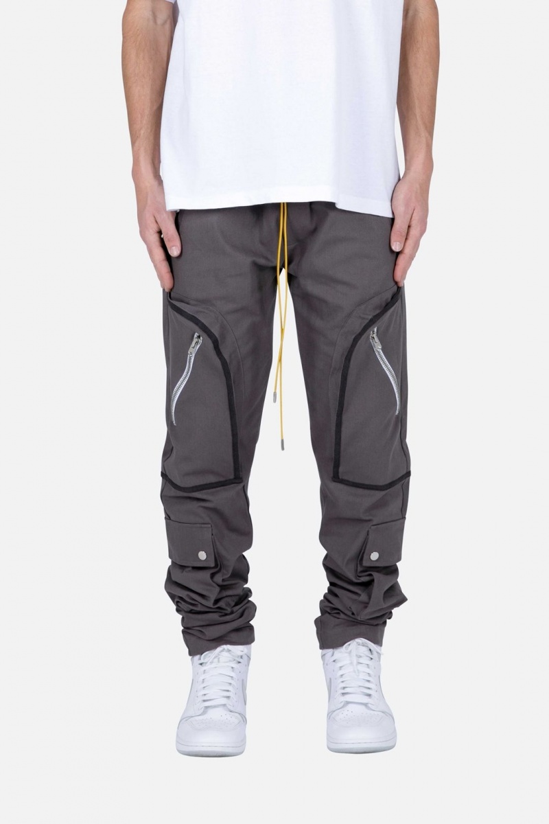 Cargos Mnml Contrast Taped Cargo Pants Grise Homme | MTZ-6598864