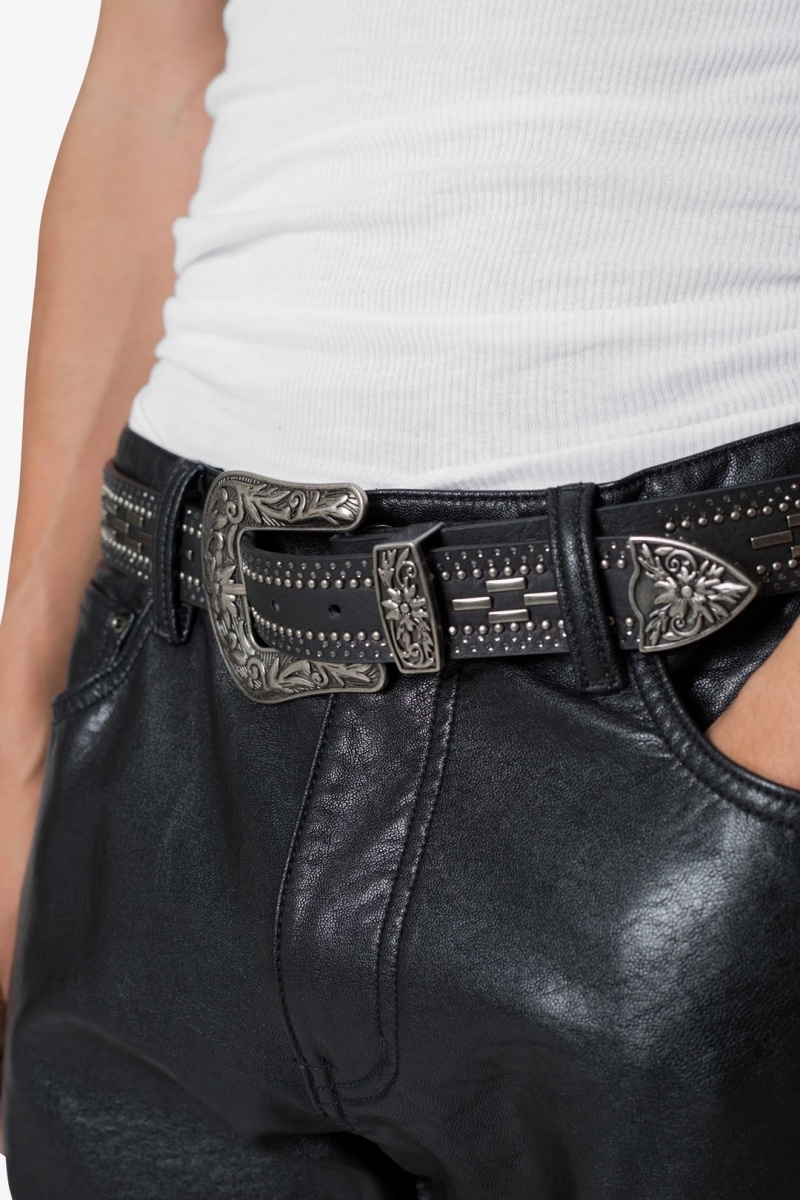 Ceintures Mnml Metal Studded Belt Noir  | YCB-3661732