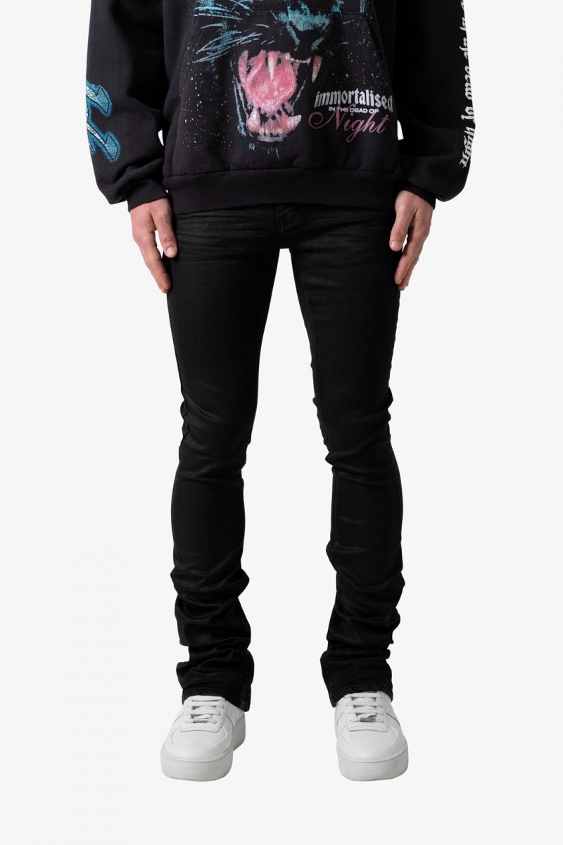 Skinny Denim Mnml X491 Convertible Mince Denim Noir  | PHK-0681518