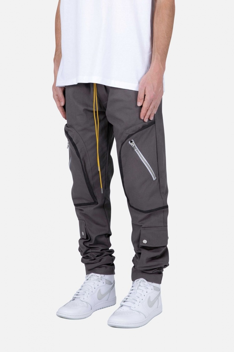 Cargos Mnml Contrast Taped Cargo Pants Grise Homme | MTZ-6598864