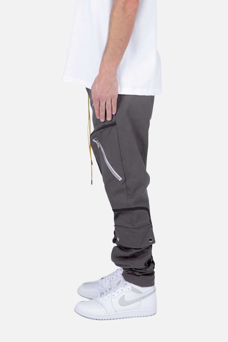 Cargos Mnml Contrast Taped Cargo Pants Grise Homme | MTZ-6598864