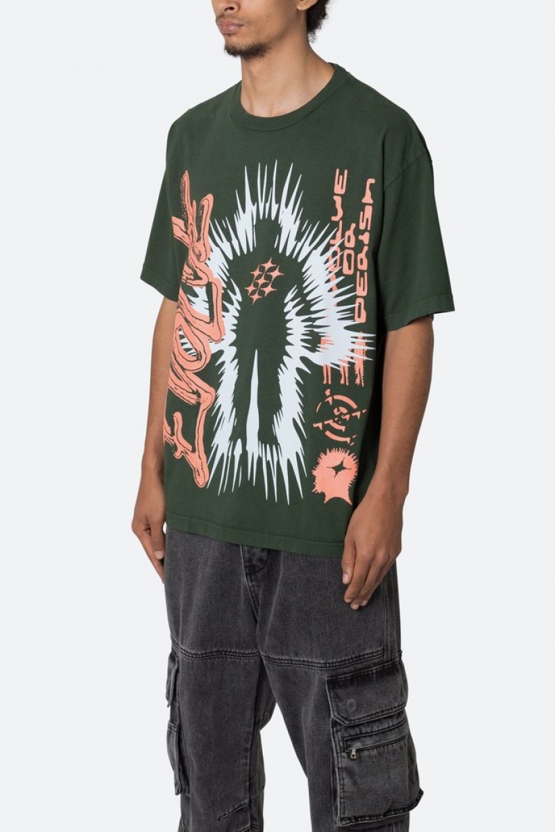 Tees Mnml Personal Evolution Tee Vert  | ICP-5470487