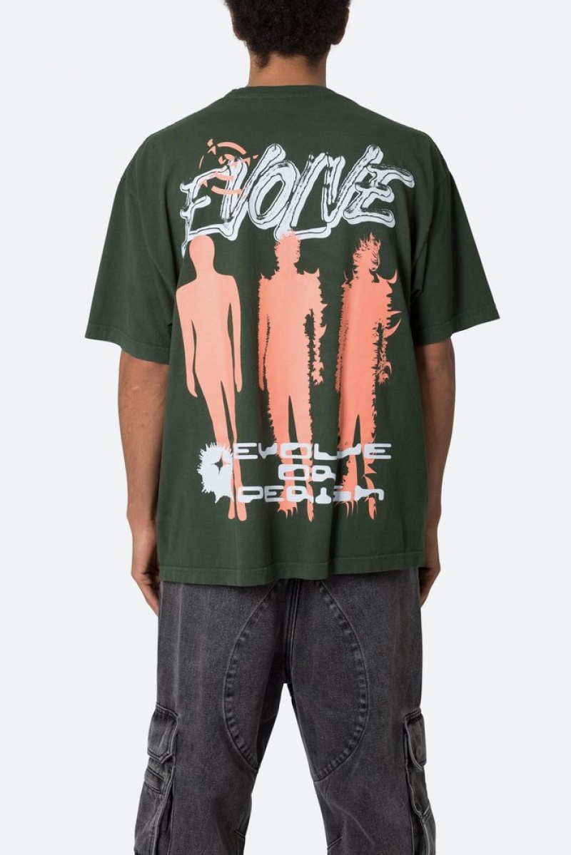 Tees Mnml Personal Evolution Tee Vert  | ICP-5470487