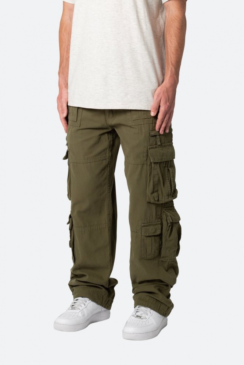 Cargos Mnml Military Cargo Pants Vert Olive  | RHV-7343527