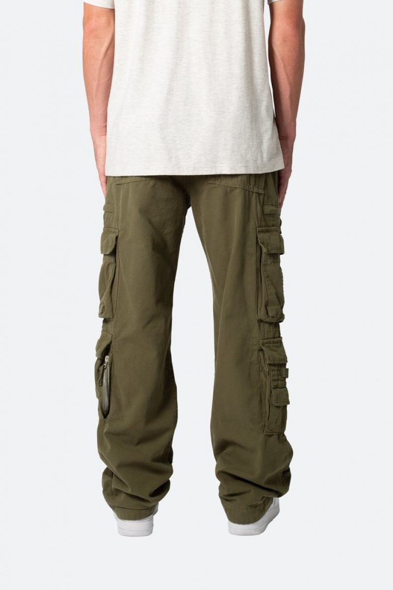 Cargos Mnml Military Cargo Pants Vert Olive  | RHV-7343527