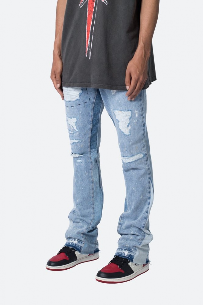 Flare Denim Mnml B508 Flare Denim Bleu  | BVD-0007387