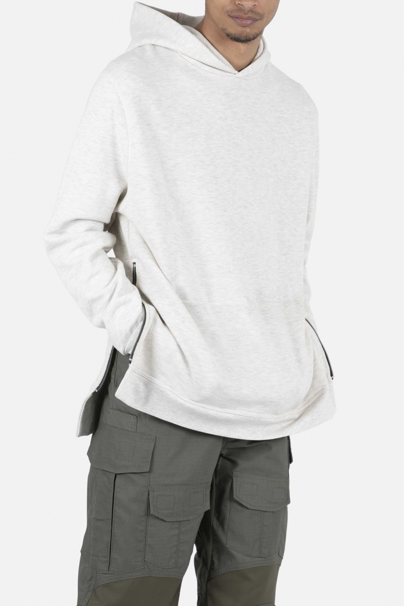 Sweats Mnml Side Zip Hoodie Grise Homme | NMN-3577610