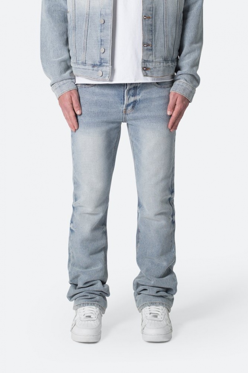 Flare Denim Mnml B575 Western Flare Denim Bleu  | DYW-3628199