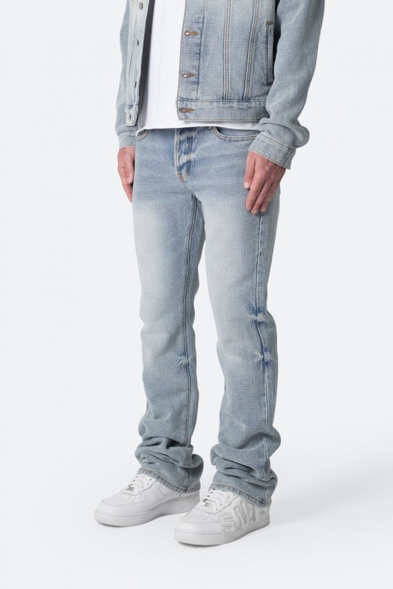 Flare Denim Mnml B575 Western Flare Denim Bleu  | DYW-3628199