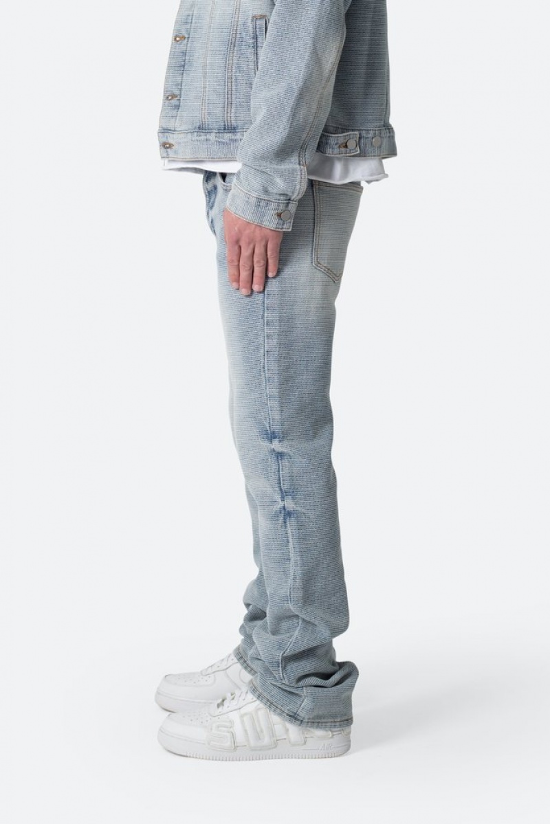 Flare Denim Mnml B575 Western Flare Denim Bleu  | DYW-3628199