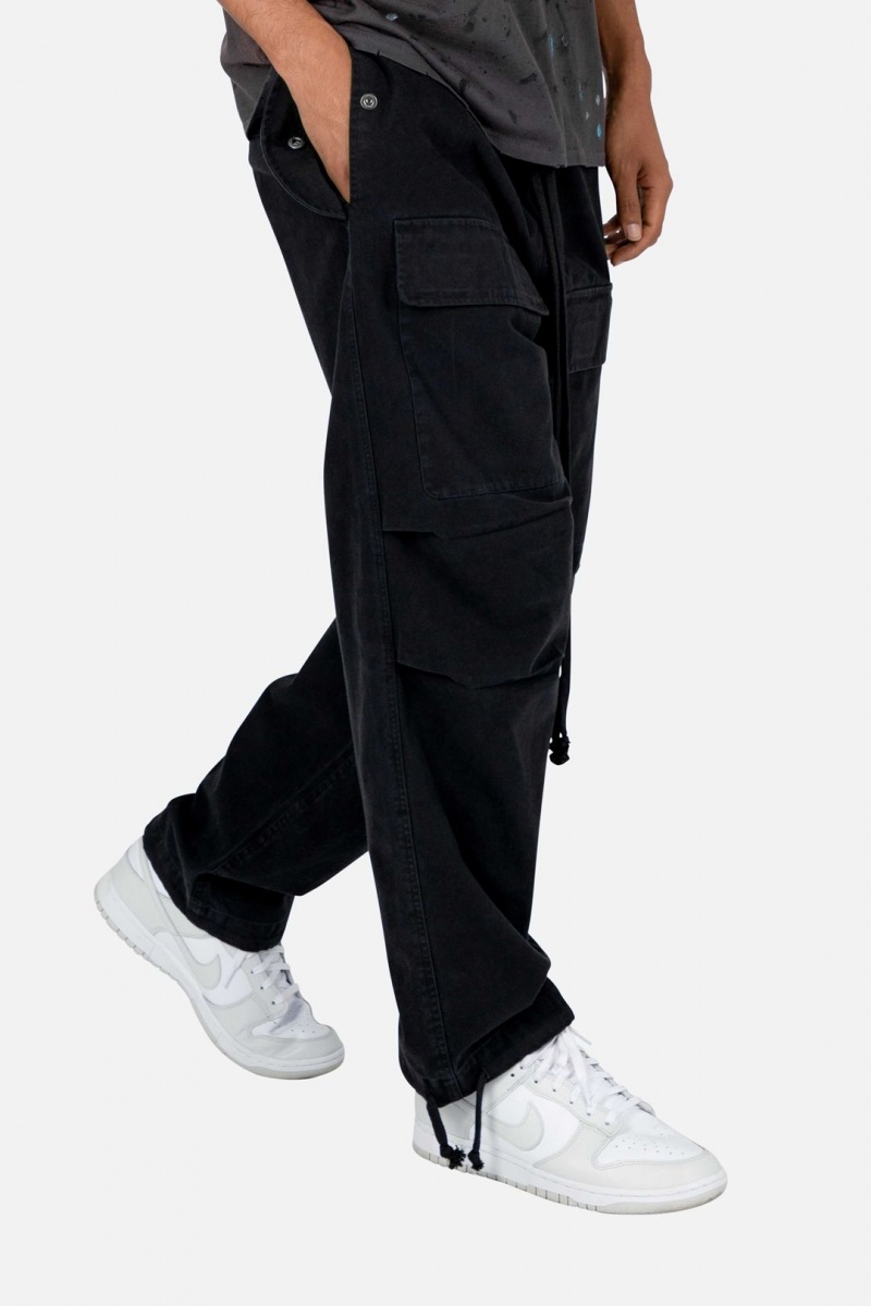 Cargos Mnml Utility Cargo Pants Noir Homme | ZCA-1762370