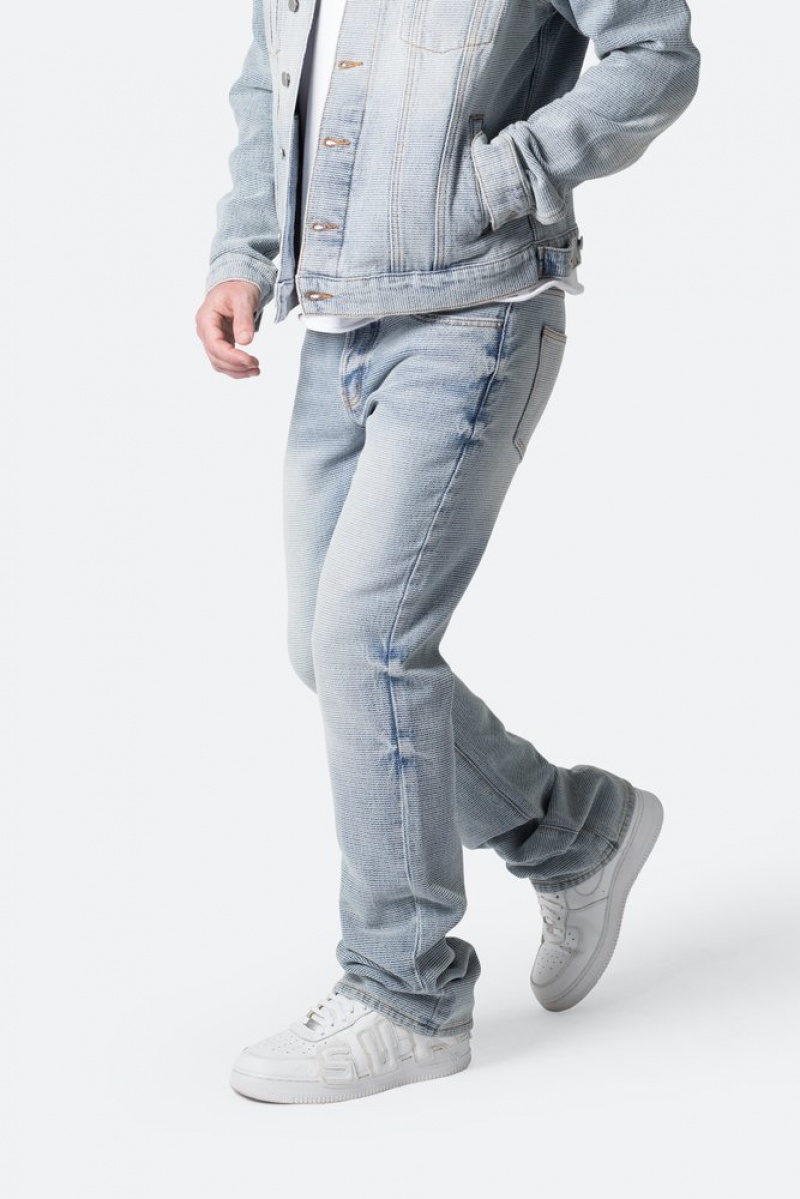 Flare Denim Mnml B575 Western Flare Denim Bleu  | DYW-3628199