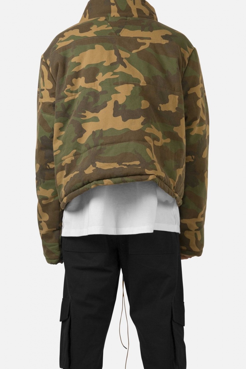 Vestes Mnml Cropped Puffer Jacket Camouflage Homme | ADH-7960143