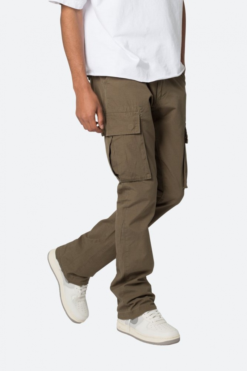 Cargos Mnml Bootcut Cargo Pants Vert Olive  | KEV-2667816