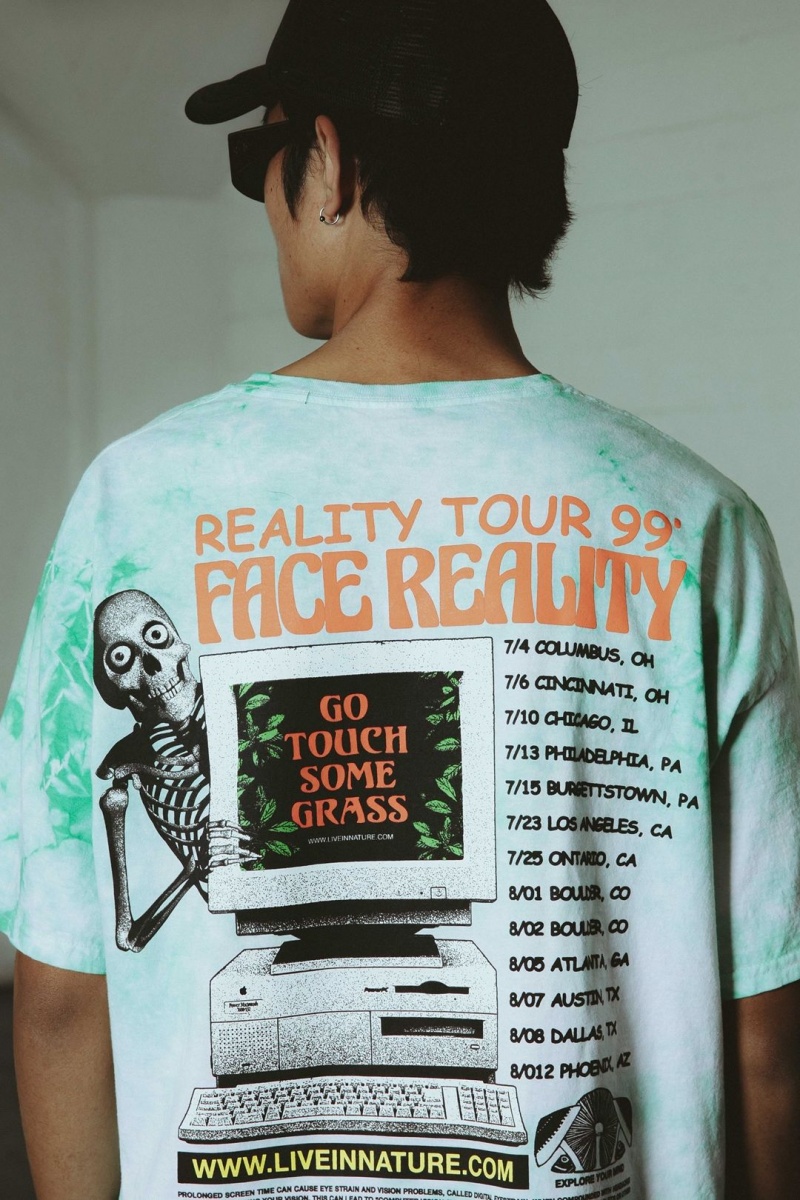 Debardeur Mnml Face Reality Tee Green/White  | CPF-3325117