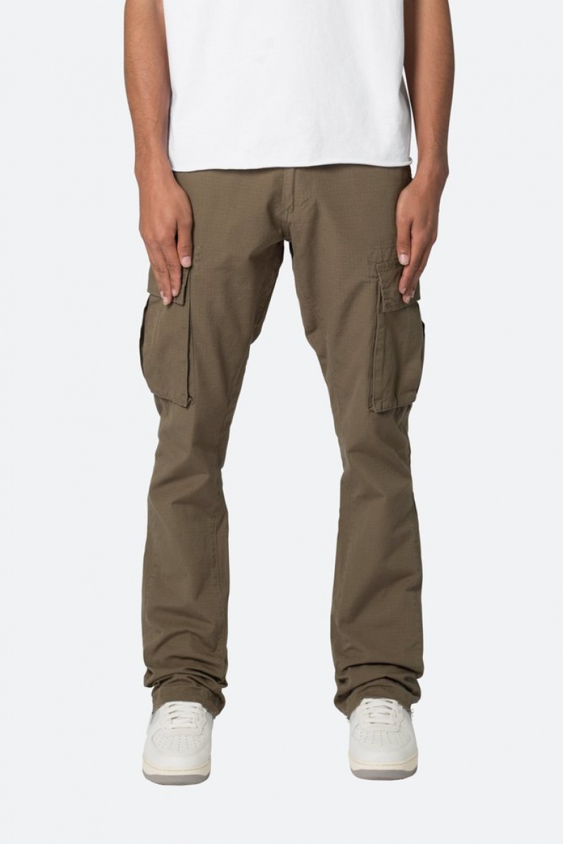 Cargos Mnml Bootcut Cargo Pants Vert Olive  | KEV-2667816