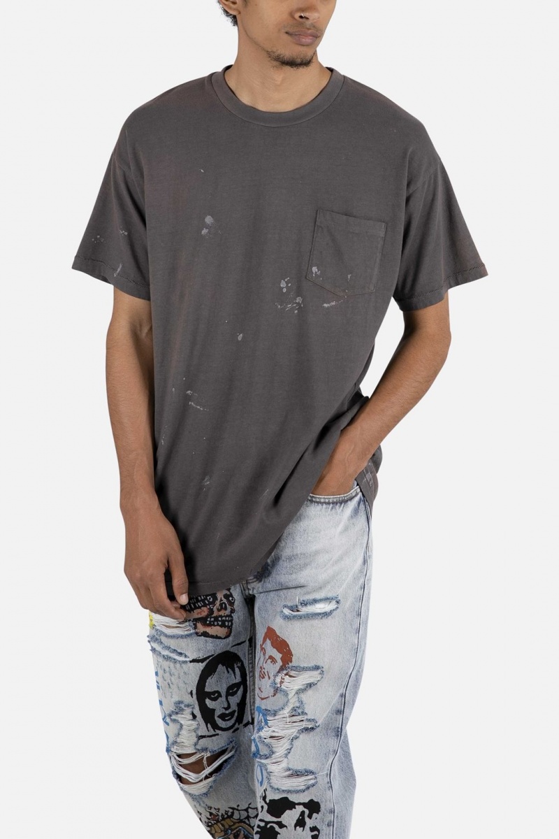 Debardeur Mnml Painter Pocket Tee Grise Homme | DXY-6378437