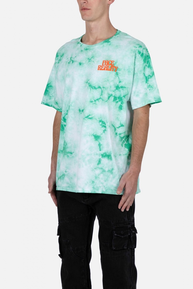 Debardeur Mnml Face Reality Tee Green/White  | CPF-3325117