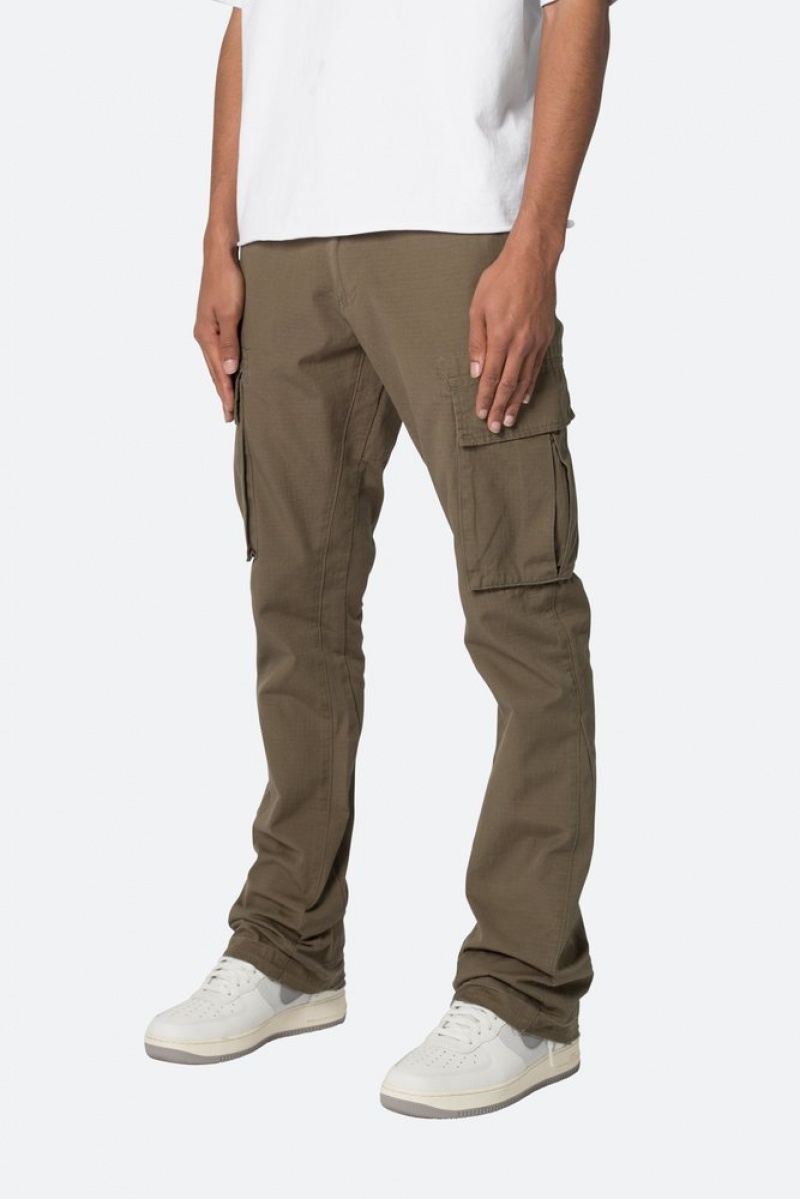 Cargos Mnml Bootcut Cargo Pants Vert Olive  | KEV-2667816