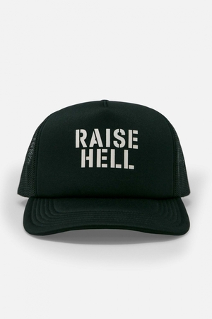 Chapeaux Mnml Raise Hell Trucker Cap Noir  | HNT-2625564