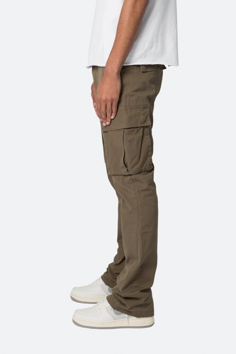 Cargos Mnml Bootcut Cargo Pants Vert Olive  | KEV-2667816