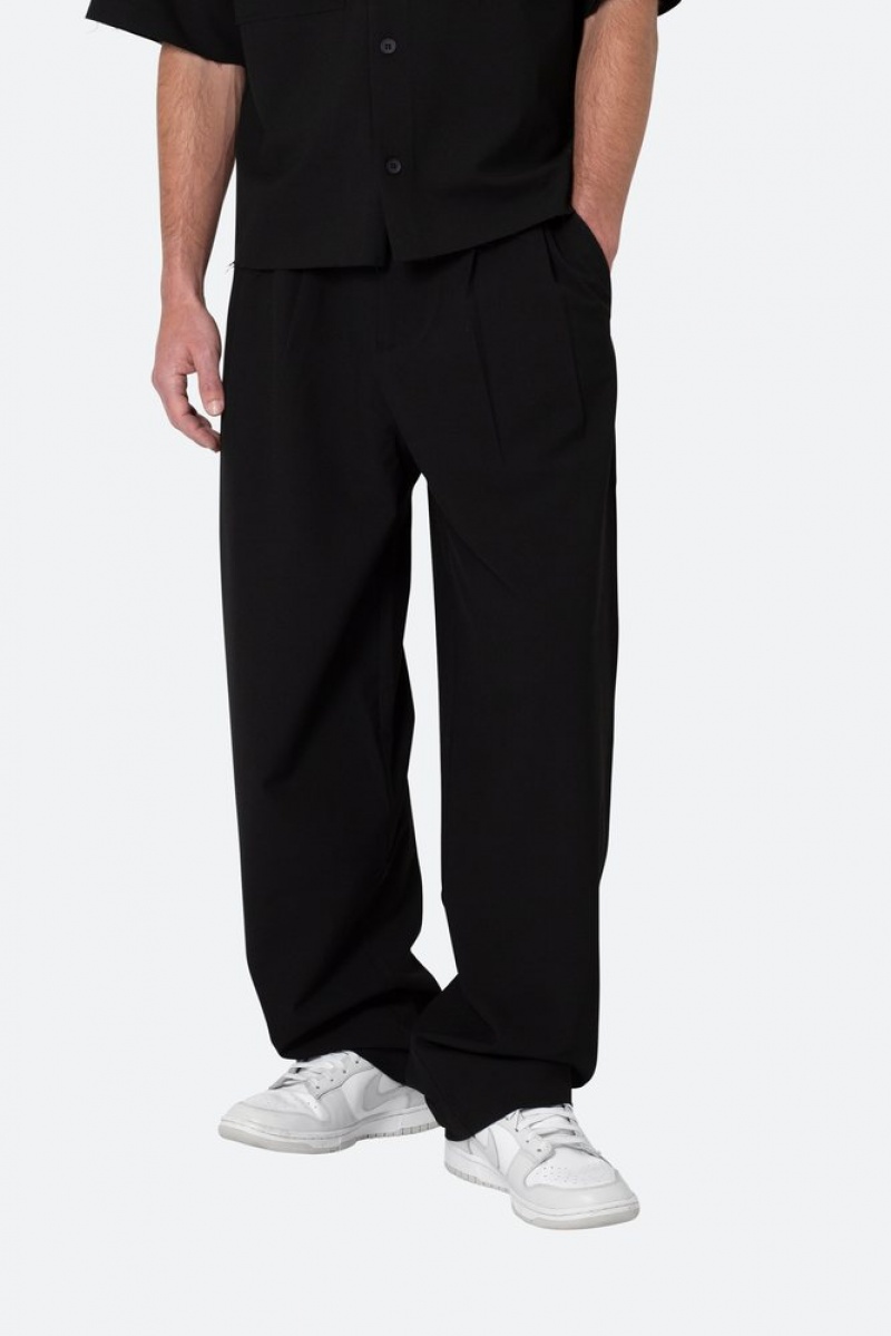 Pants & Chinos Mnml Baggy Trouser Pants Noir  | DFB-2082443