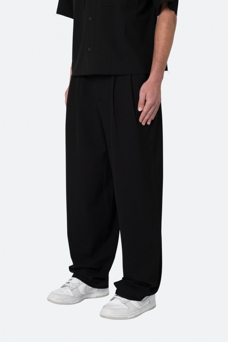 Pants & Chinos Mnml Baggy Trouser Pants Noir  | DFB-2082443