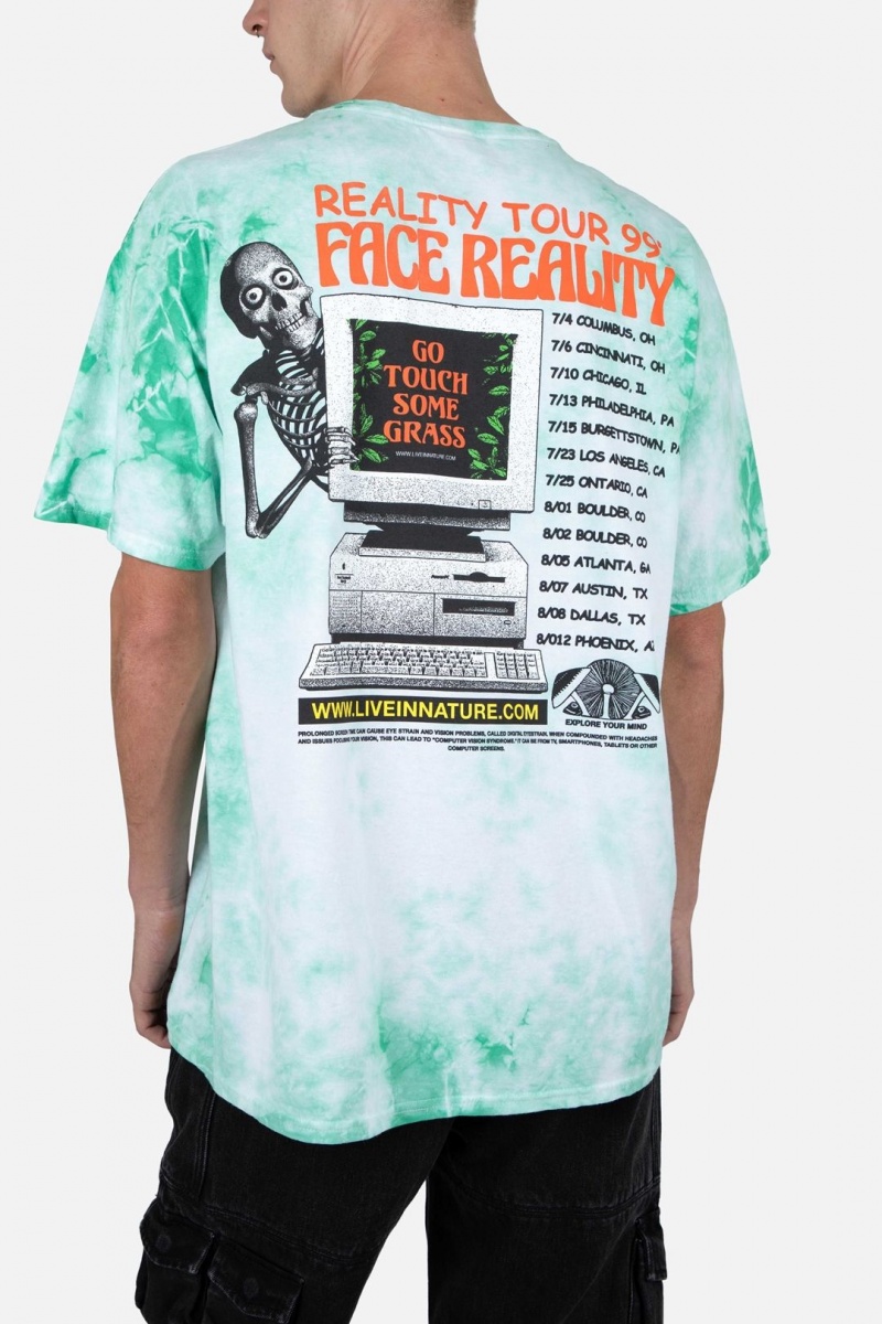 Debardeur Mnml Face Reality Tee Green/White  | CPF-3325117