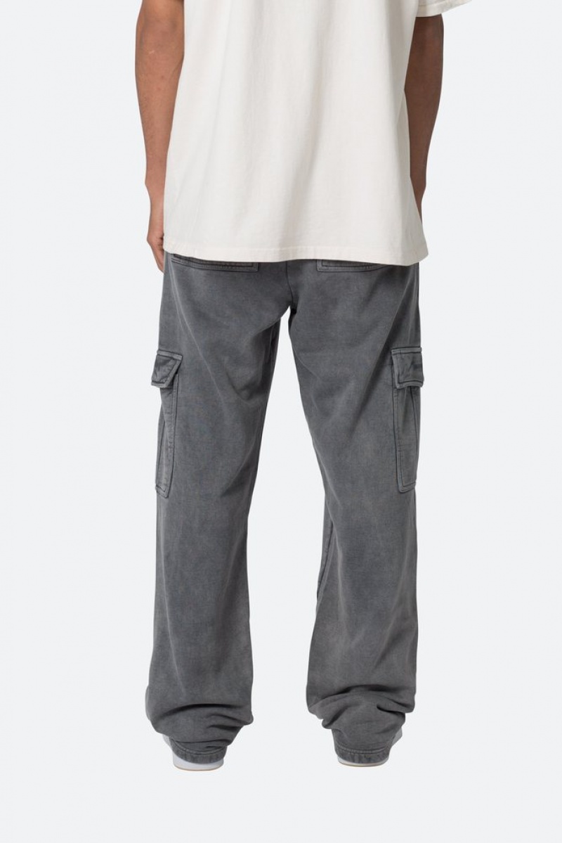 Pantalon Survêtement Mnml Washed Cargo Sweatpants Noir  | AQM-0603487