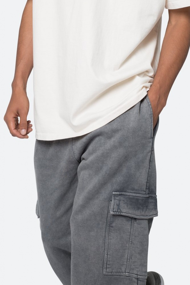 Pantalon Survêtement Mnml Washed Cargo Sweatpants Noir  | AQM-0603487