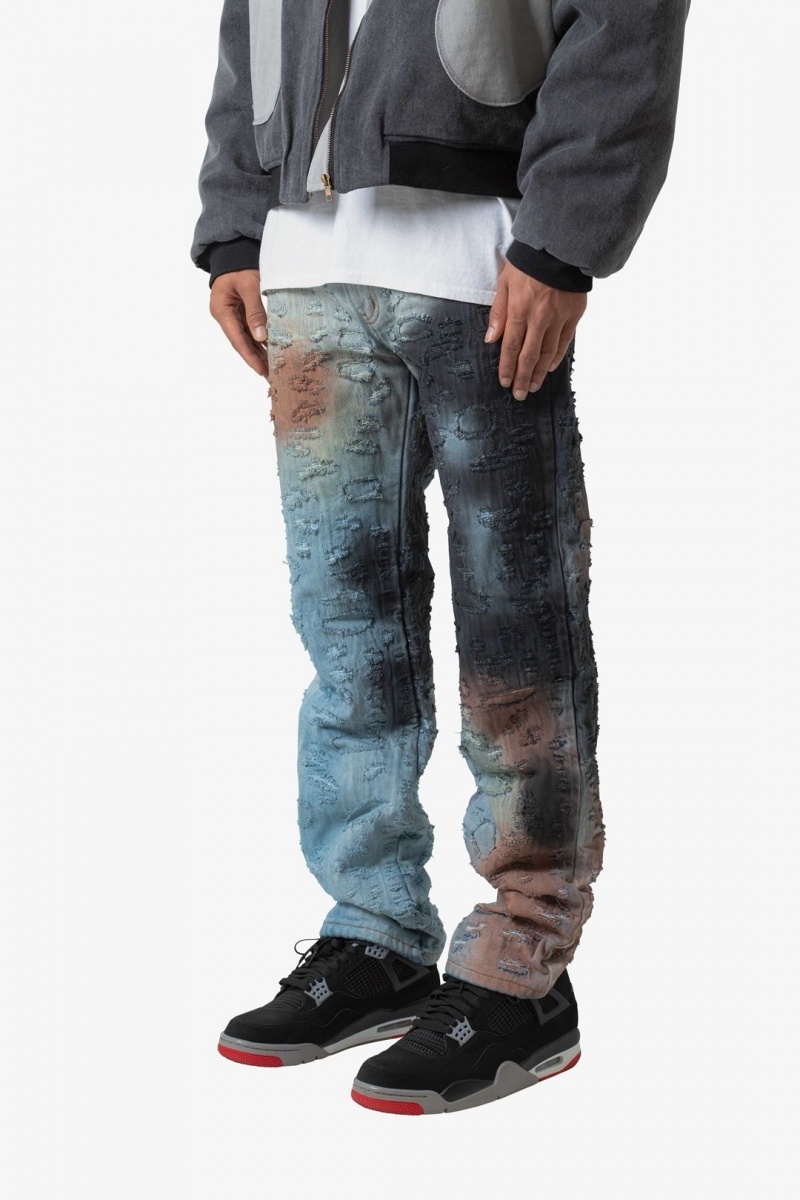 Baggy Denim Mnml V490 Rust Baggy Denim Multi  | XEA-7255149