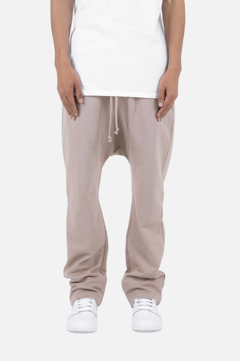 Pantalon Survêtement Mnml Drop Crotch Sweatpants Tan Homme | KBS-2457842