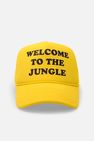 Chapeaux Mnml Jungle Trucker Cap Jaune Homme | VAQ-3019516