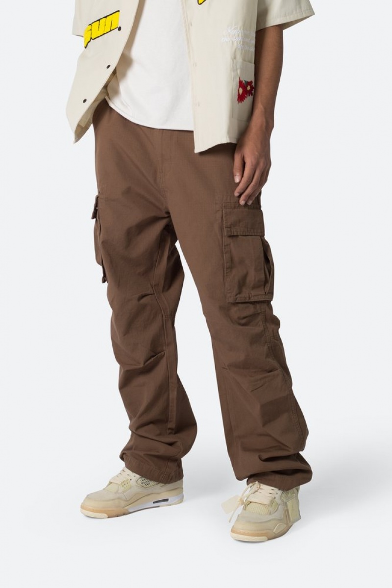 Cargos Mnml Ultra Baggy Vintage Cargo Pants Marron  | UBQ-9650356