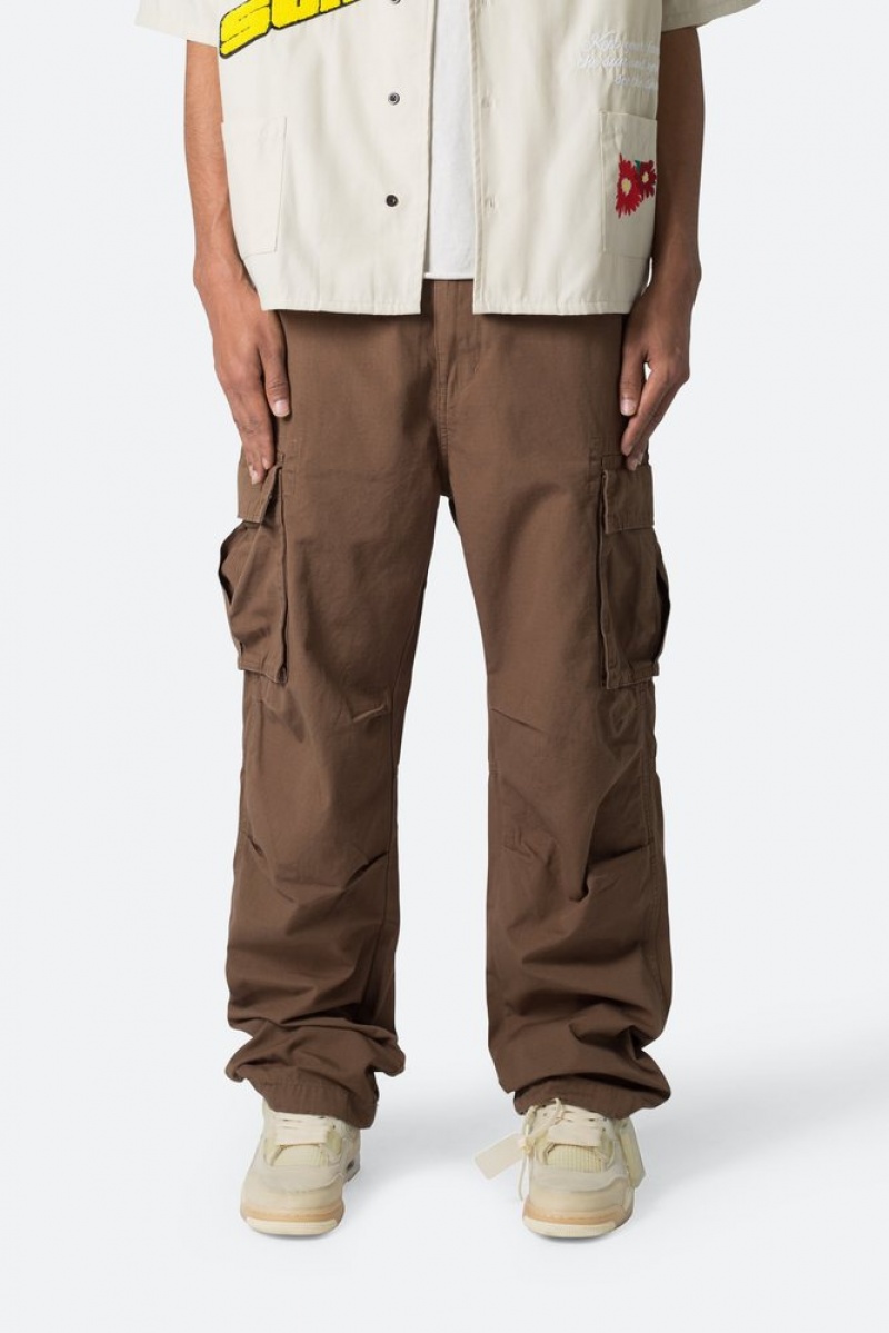 Cargos Mnml Ultra Baggy Vintage Cargo Pants Marron  | UBQ-9650356