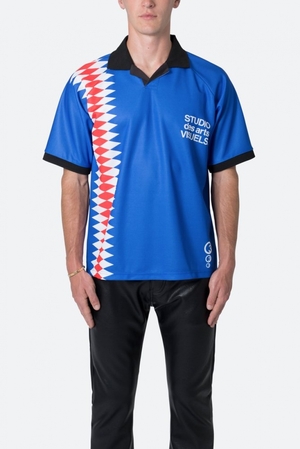 Chemises Mnml Backgammon Jersey Bleu  | SJU-0421448