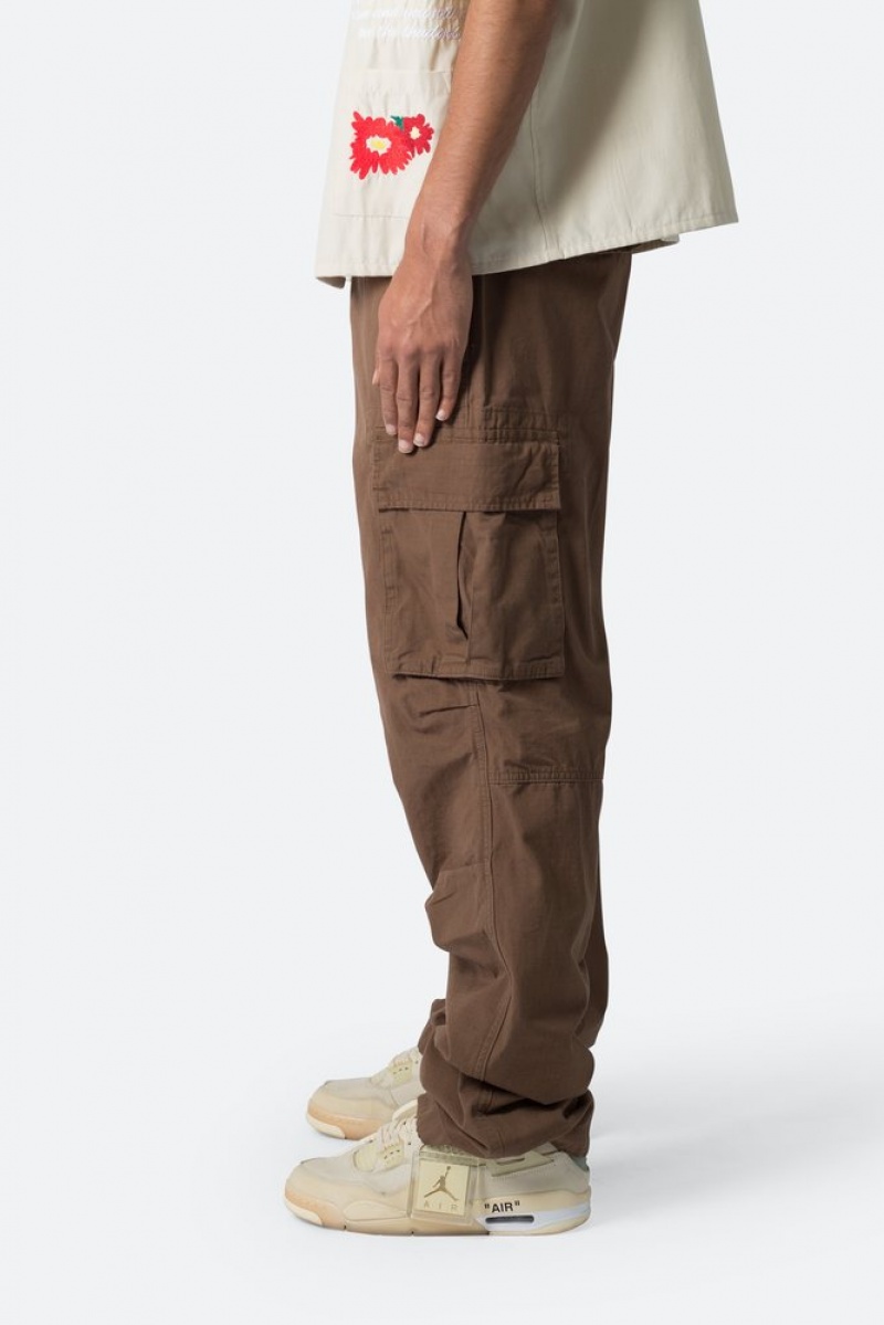 Cargos Mnml Ultra Baggy Vintage Cargo Pants Marron  | UBQ-9650356