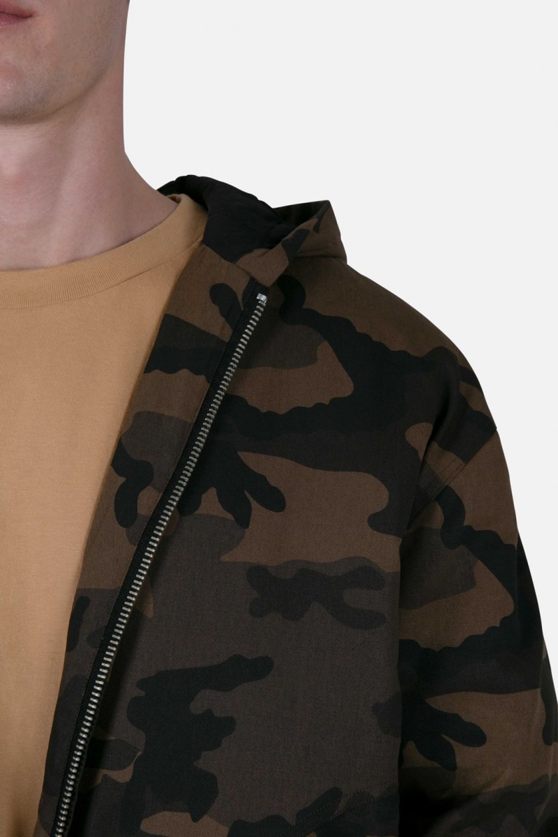 Vestes Mnml Camo Zip Up Jacket Camouflage Homme | NTI-4736318