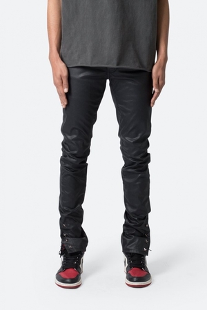 Straight Denim Mnml M588 Snap Slim Denim Noir  | BRQ-2724400