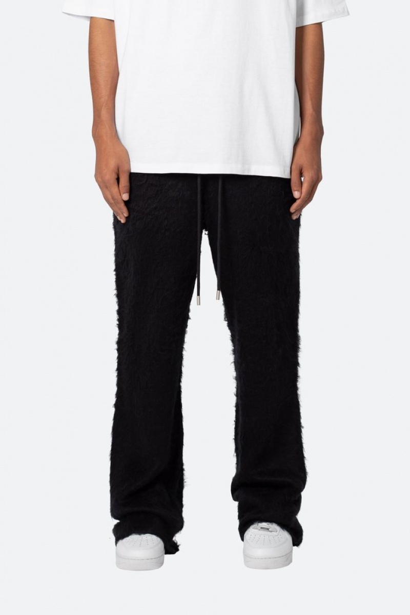 Pantalon Survêtement Mnml Fuzzy Sweatpants Noir  | NHH-4010194