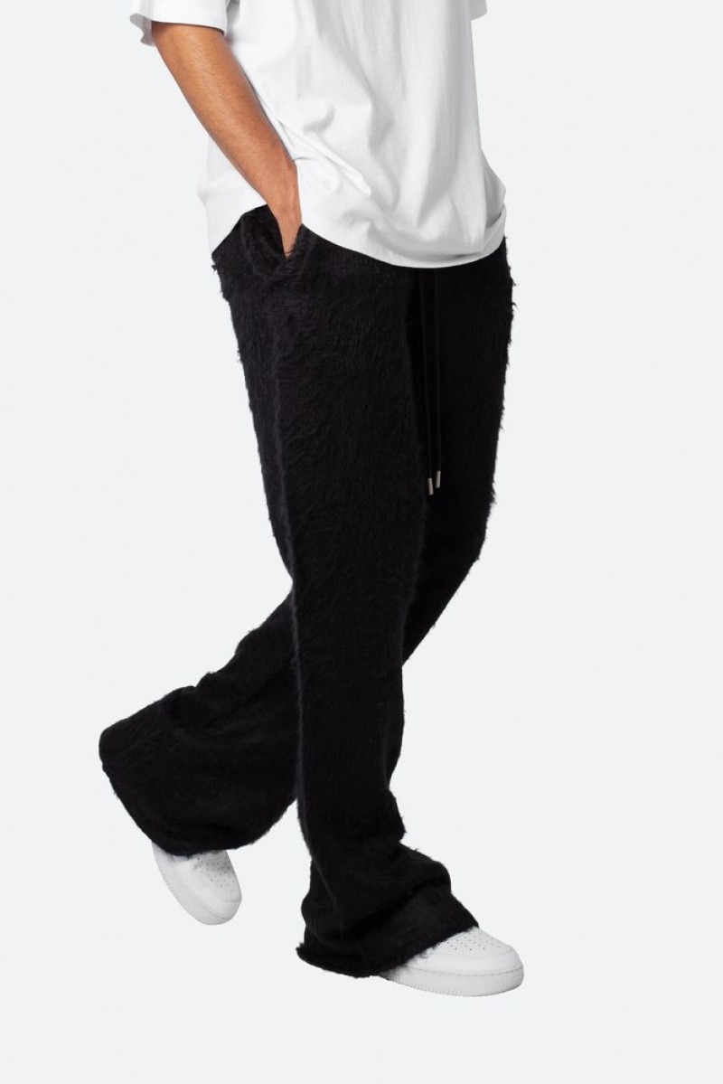 Pantalon Survêtement Mnml Fuzzy Sweatpants Noir  | NHH-4010194