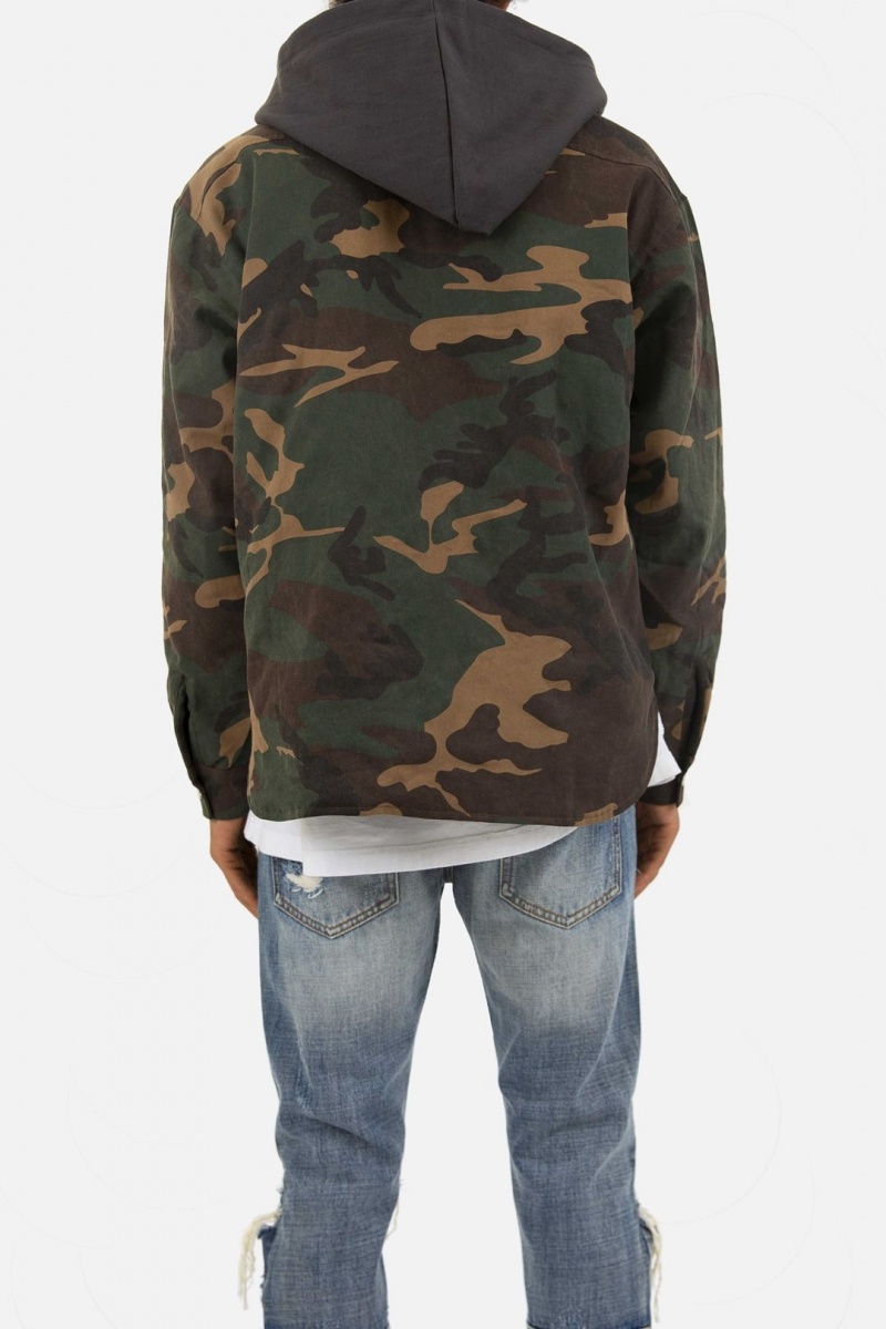 Vestes Mnml Camo Encapuchonné Zip Up Camouflage Homme | NHB-3175353