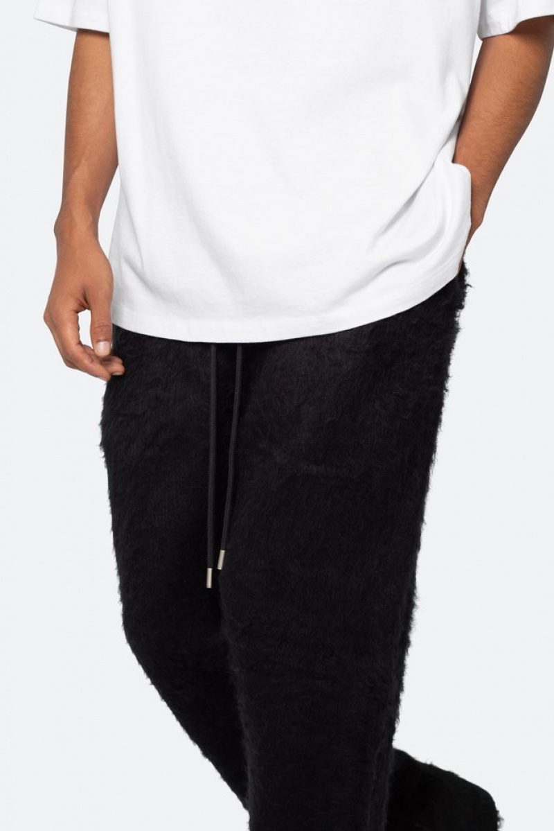 Pantalon Survêtement Mnml Fuzzy Sweatpants Noir  | NHH-4010194