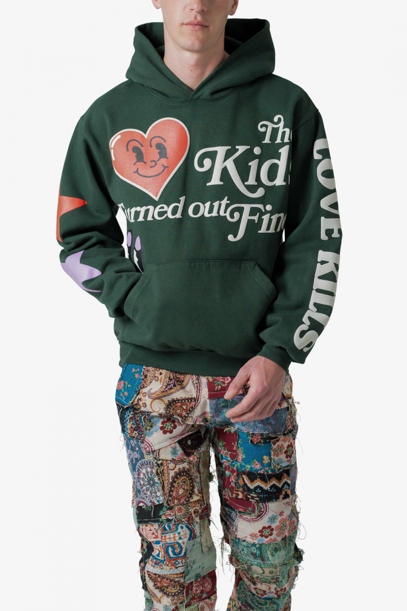 Sweat a Capuche Mnml Kids Hoodie Vert  | IZL-0593479