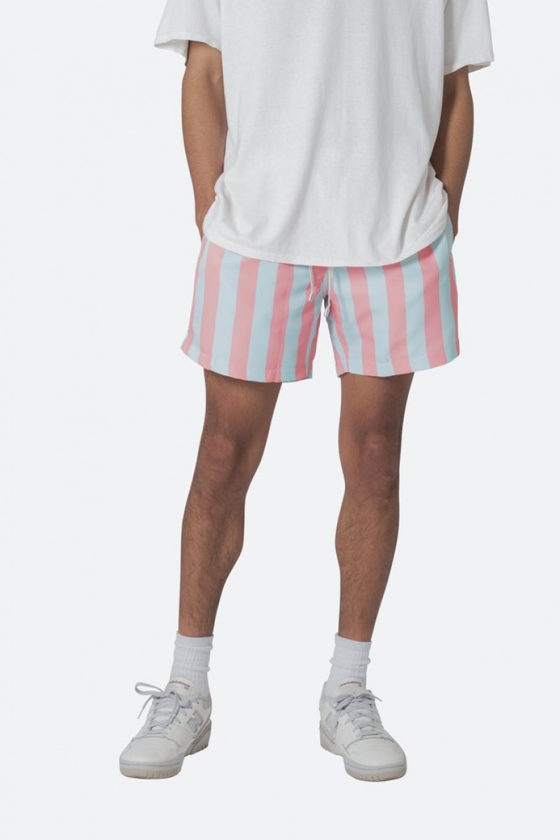 Short Mnml St. Tropez Swim Shorts Blue/Pink  | OFX-9362032