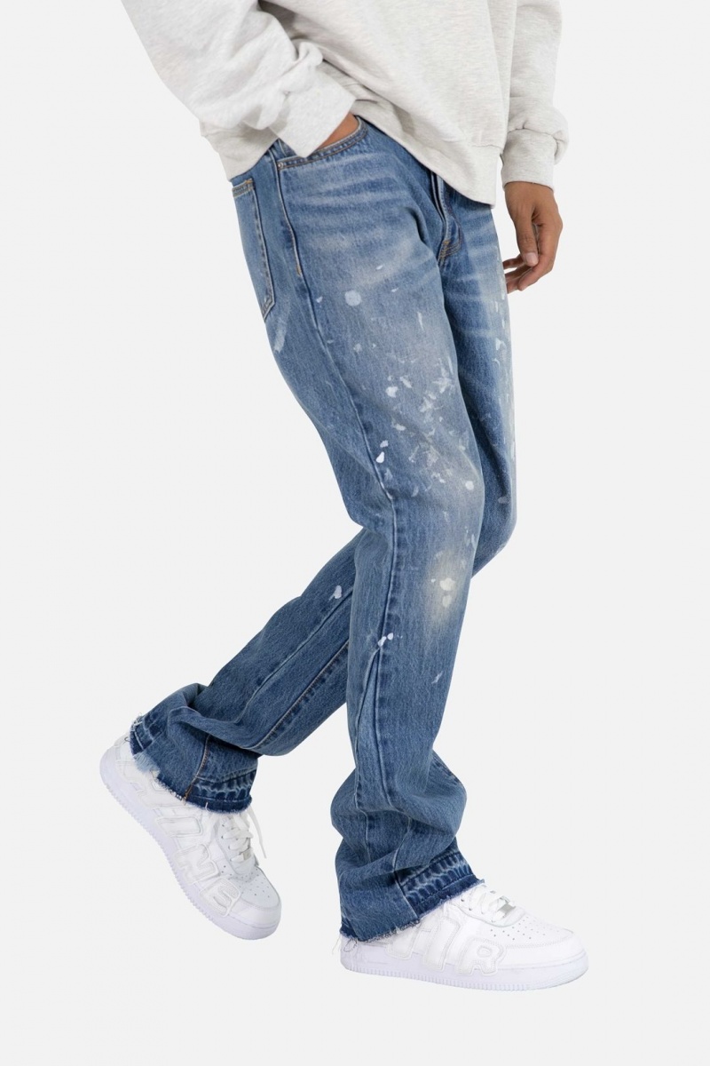 Flare Denim Mnml B400 Flare Denim Bleu Homme | FFQ-2479635