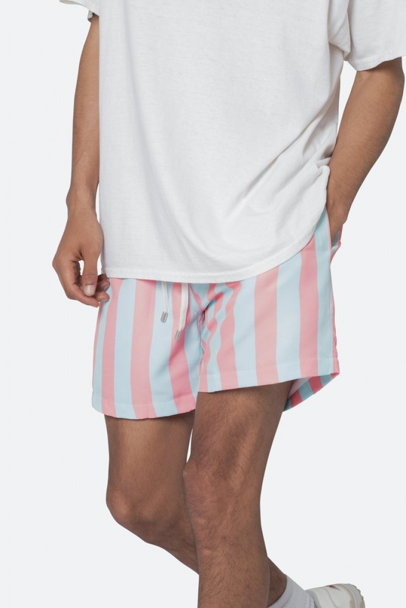 Short Mnml St. Tropez Swim Shorts Blue/Pink  | OFX-9362032