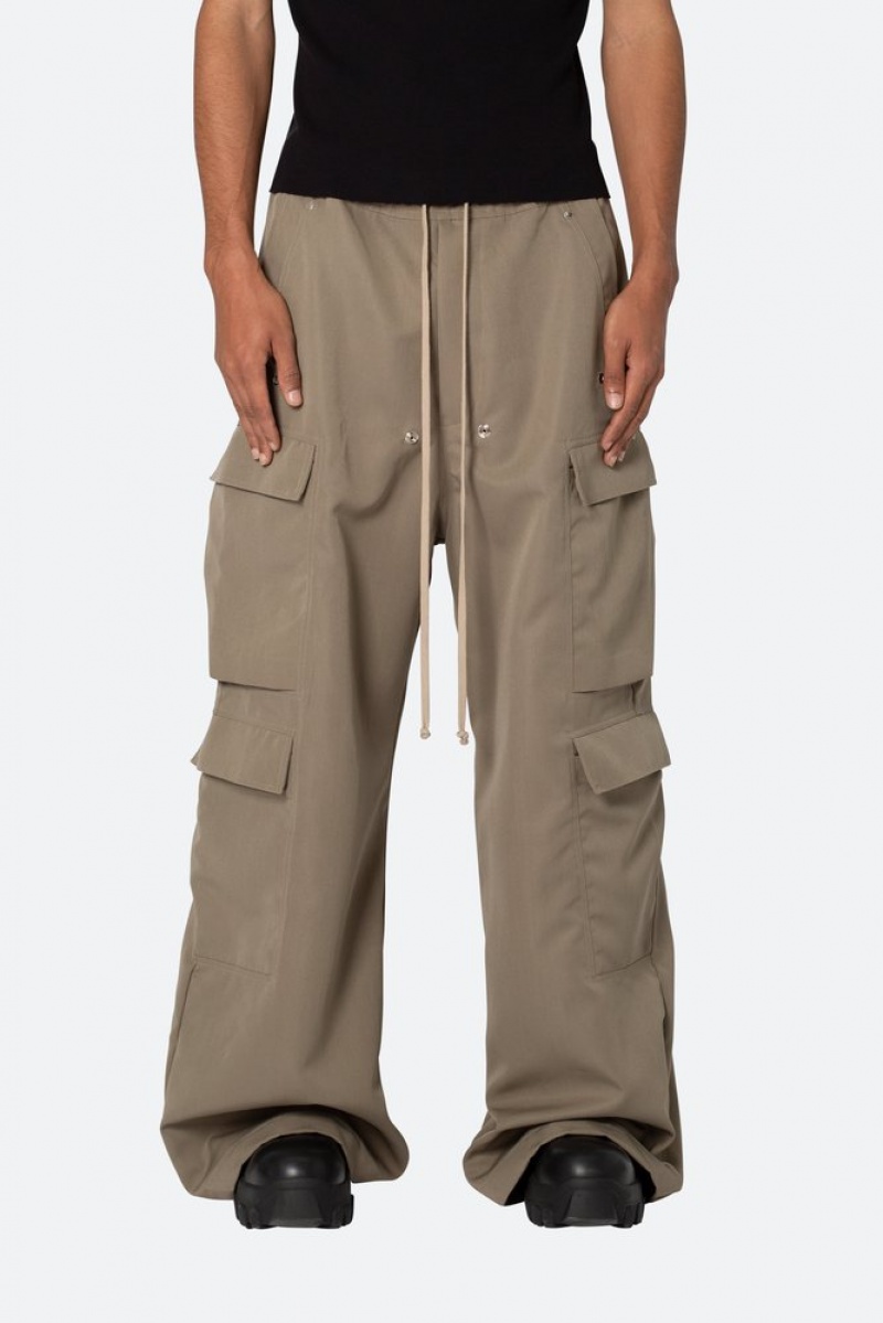 Cargos Mnml Rave Double Cargo Pants Vert Olive  | WCP-3532191