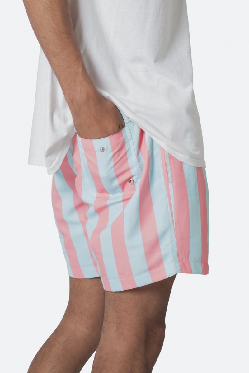 Short Mnml St. Tropez Swim Shorts Blue/Pink  | OFX-9362032